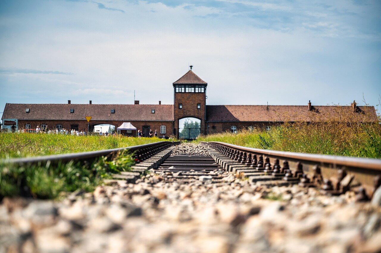 Entrada del campo de Auschwitz