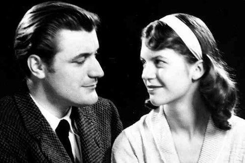 Sylvia Plath y su marido Ted Hughes