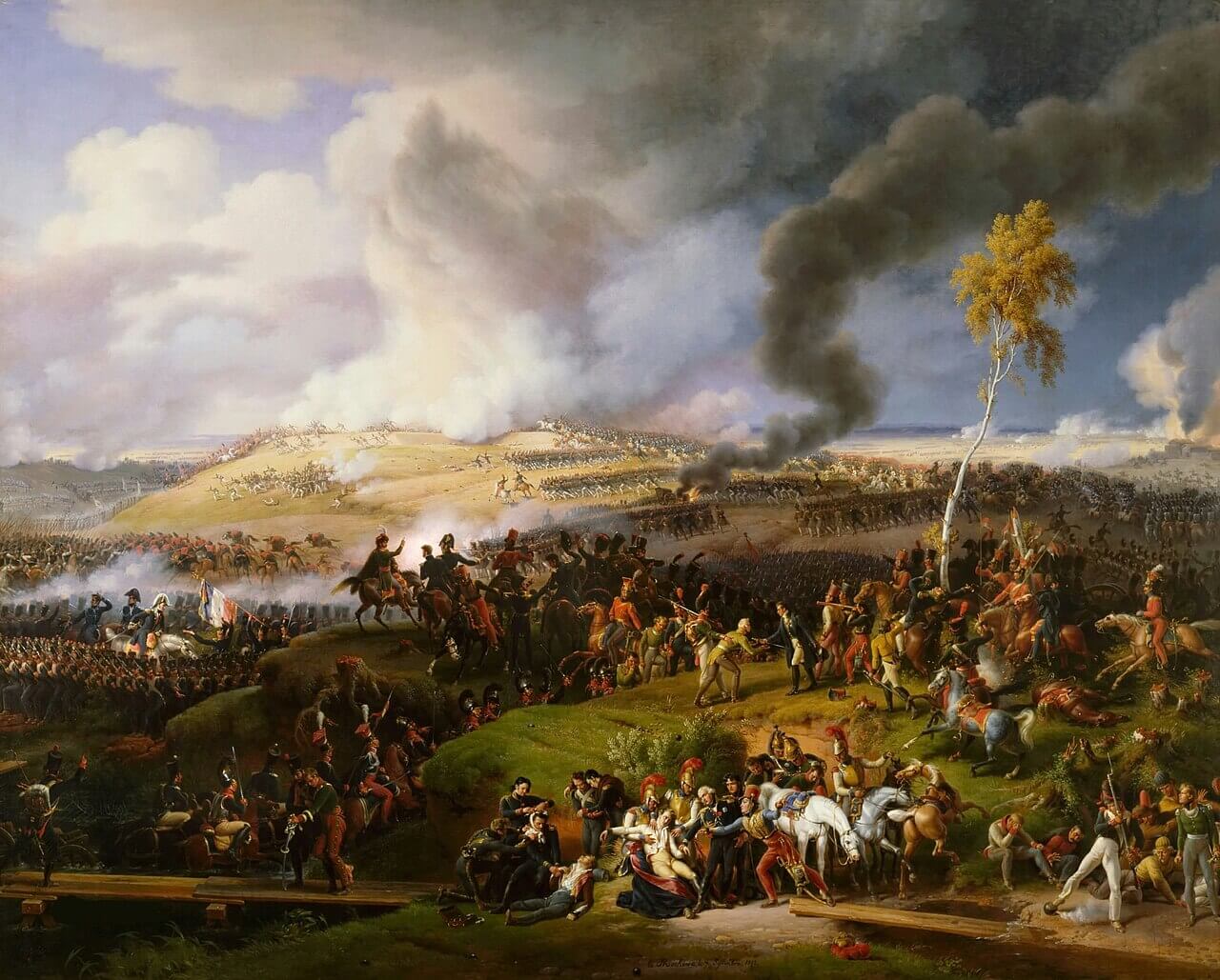 La batalla de Borodino, uno de los ejes centrales de Guerra y Paz
