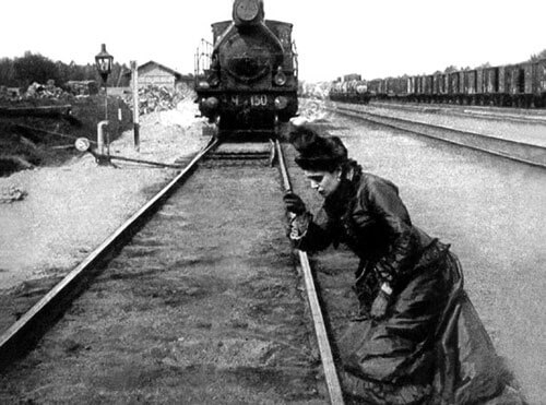 Escena de la primera adaptación cinematográfica de Ana Karenina