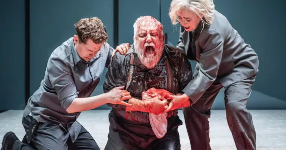 Escena del Tito Andrónico de Shakespeare