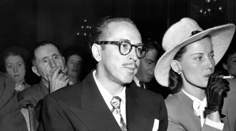 Dalton Trumbo declarando antes de entrar en la lista negra de Hollywood