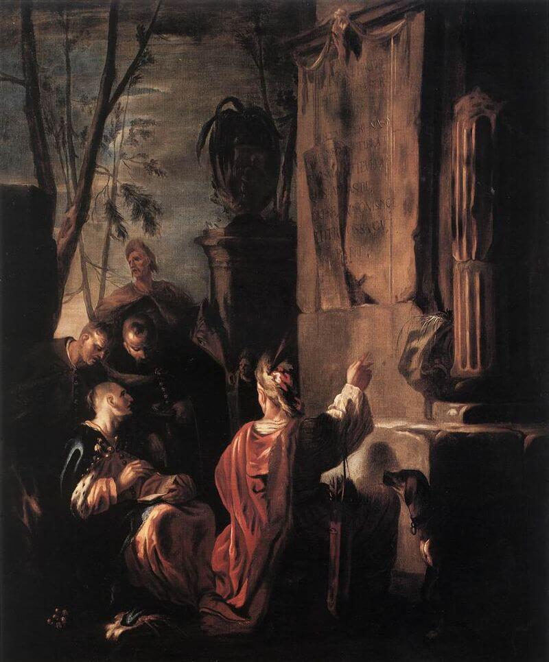 La tumba de Ovidio según Heinrich Schönfeld