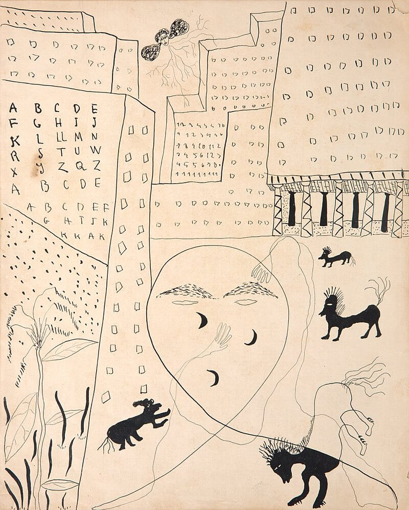 Dibujo de Lorca para Poeta en Nueva York