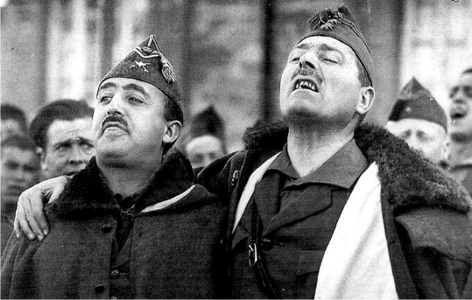 Millán Astray y Francisco Franco