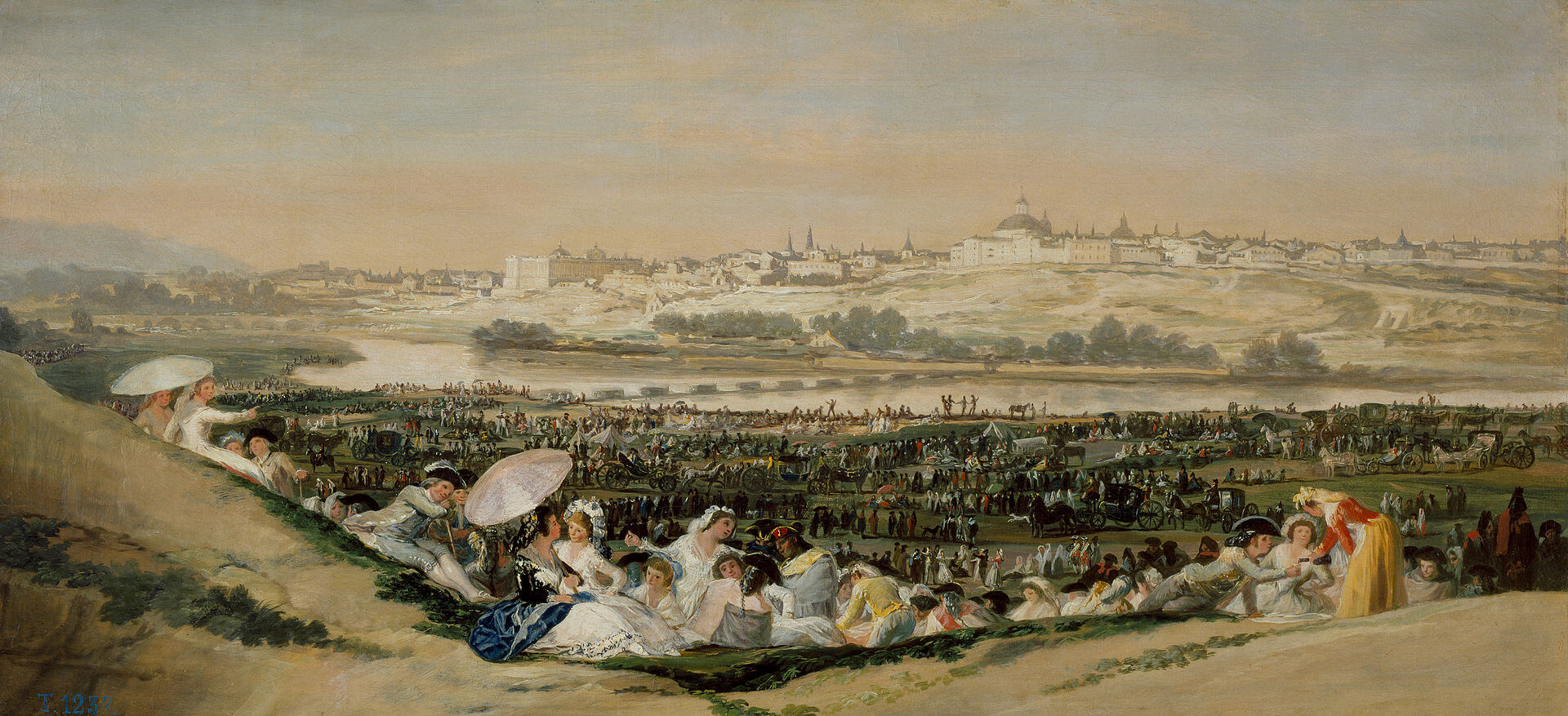 La Pradera de San Isidro, de Goya