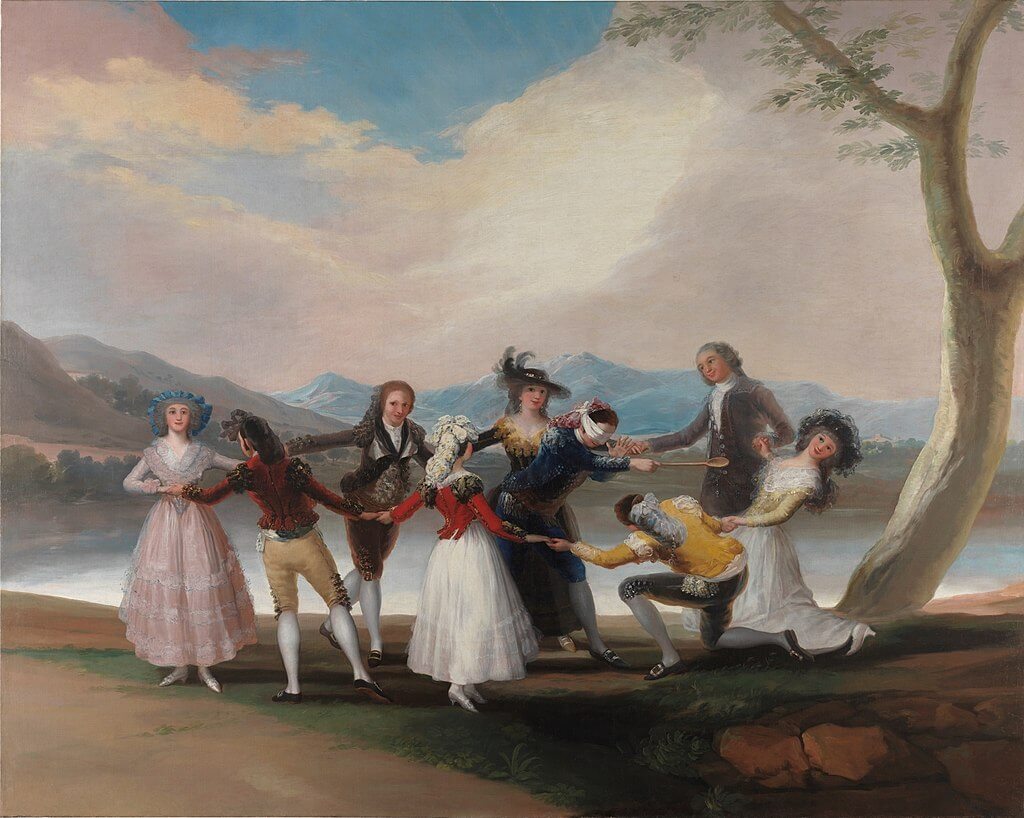 La Gallinita Ciega de Goya, retrato de la sociedad española del siglo XVIII