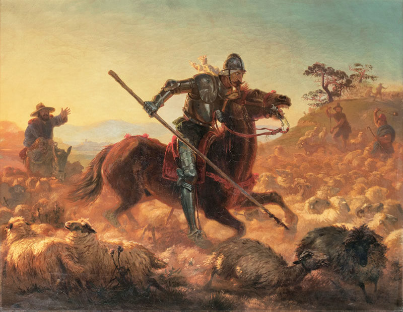 ¿Era Cervantes homosexual? Escena de El Quijote