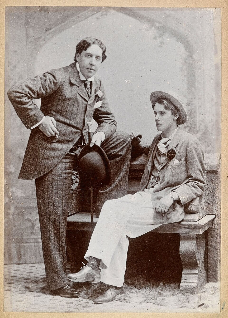 Oscar Wilde y su amante lord Alfred Douglas
