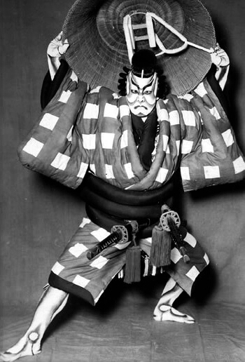 El actor de kabuki japonés Kikugoro Onoe