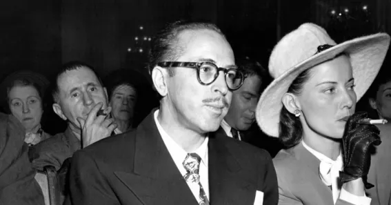 Dalton Trumbo declarando antes de entrar en la lista negra de Hollywood